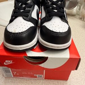 Nike Kids Black and White Sneakers